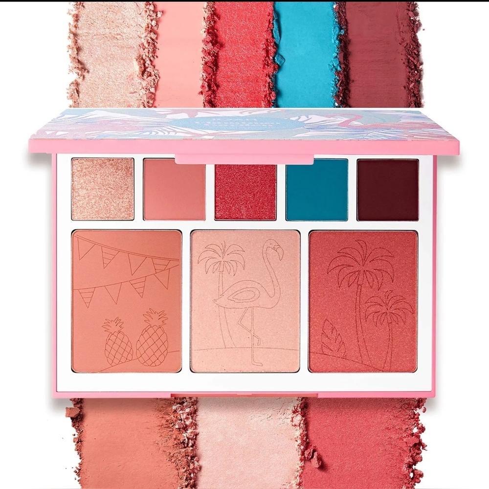 💜 JOAH Beauty Flamingo Garden Cheek and Eyeshadow pallet